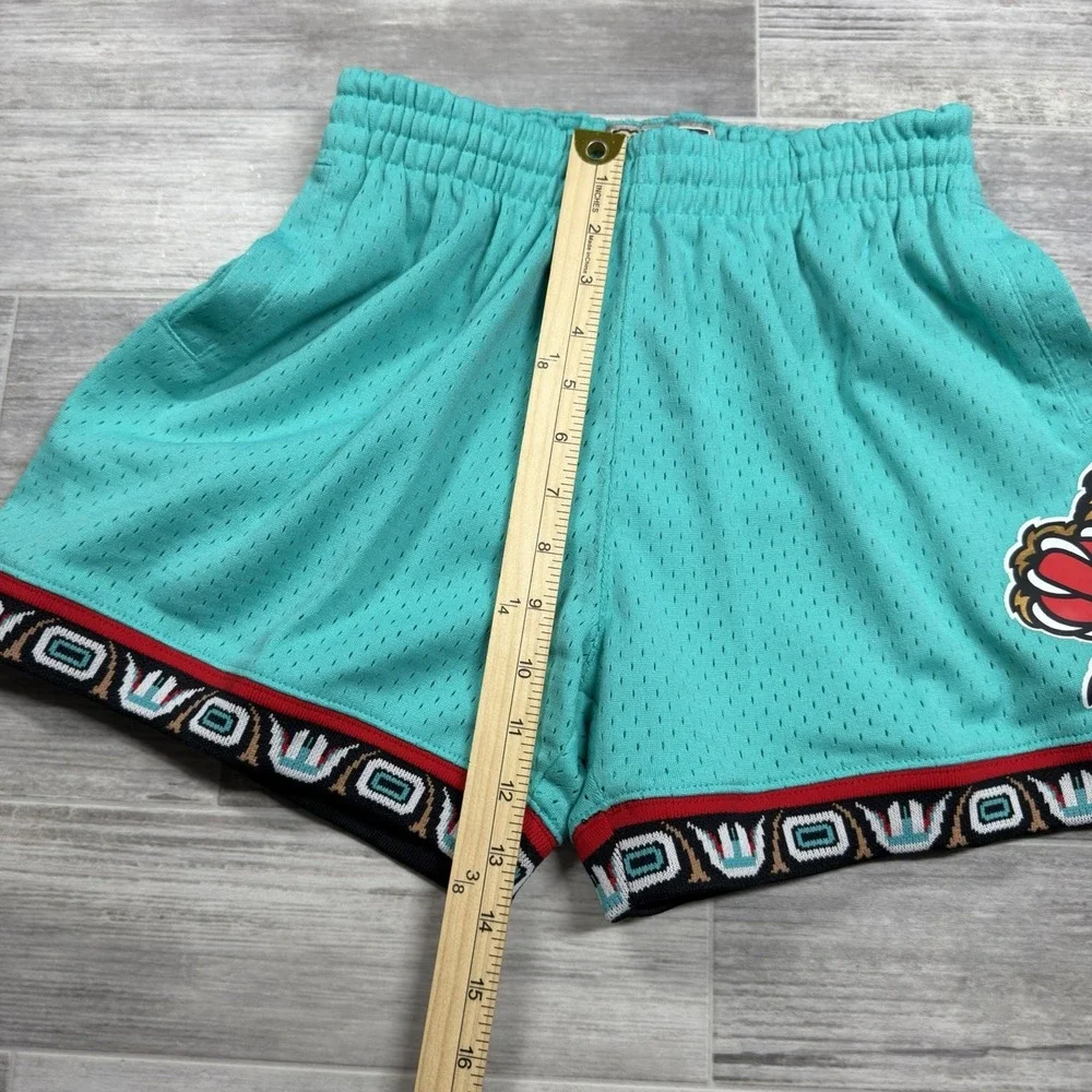 Mitchell‎ & Ness Turquoise Grizzlies Women's XS Hardwood Classic Shorts New $85